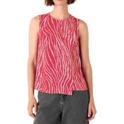 Best Layered Zebra Print Tank Top Women Tops