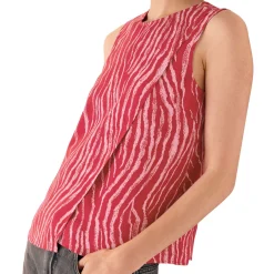 Best Layered Zebra Print Tank Top Women Tops