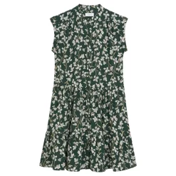 Hot Layla Floral Flared Mini Shirt Dress Women Dresses