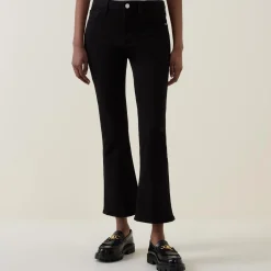 Discount Le Crop Mini Boot Mid-Rise Jeans Women Denim