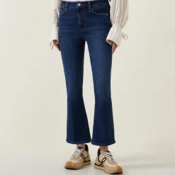 New Le Crop Mini Boot Mid-Rise Jeans Women Denim