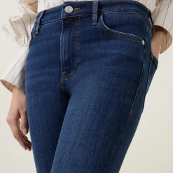New Le Crop Mini Boot Mid-Rise Jeans Women Denim