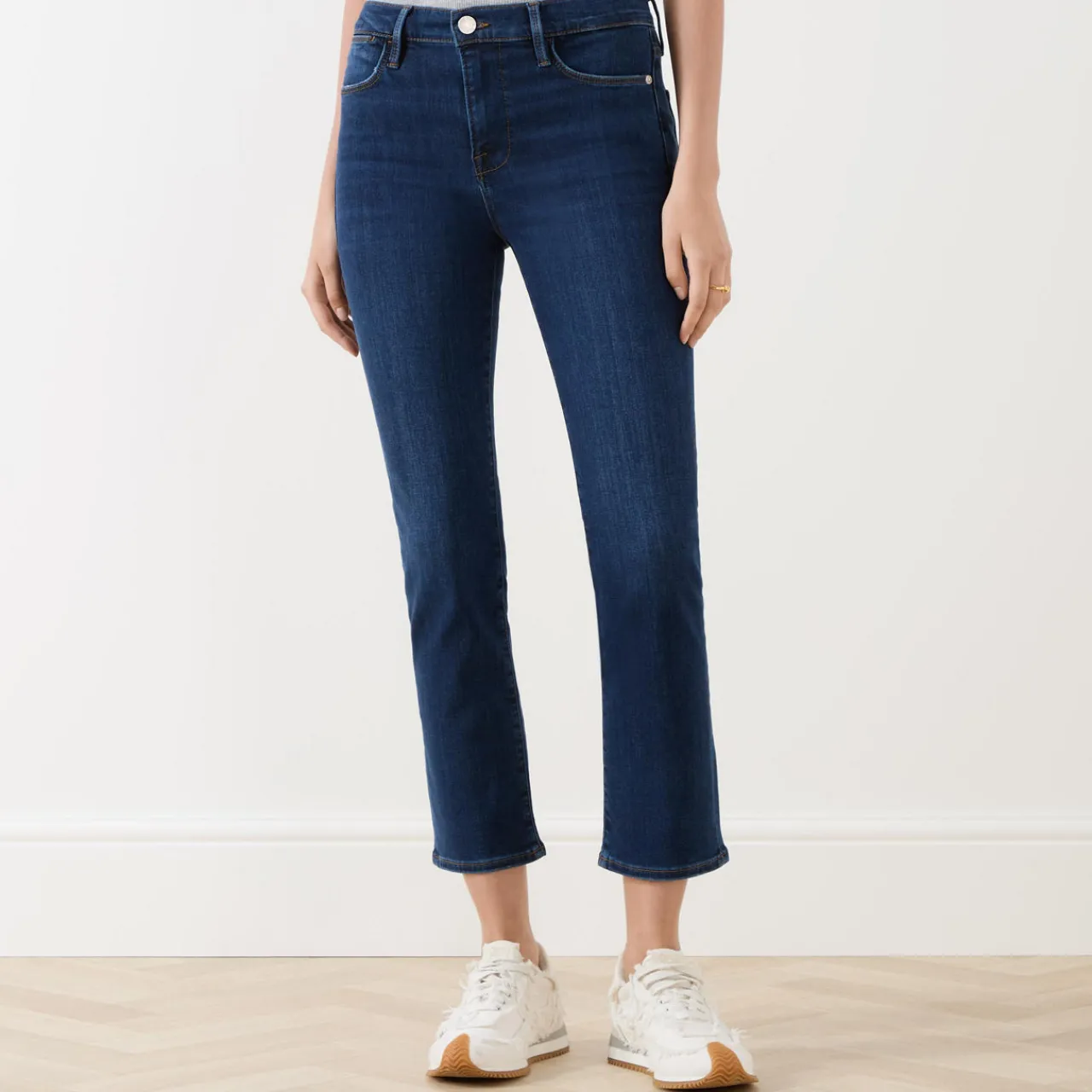 Discount Le High High-Rise Straight Leg Jeans Women Denim