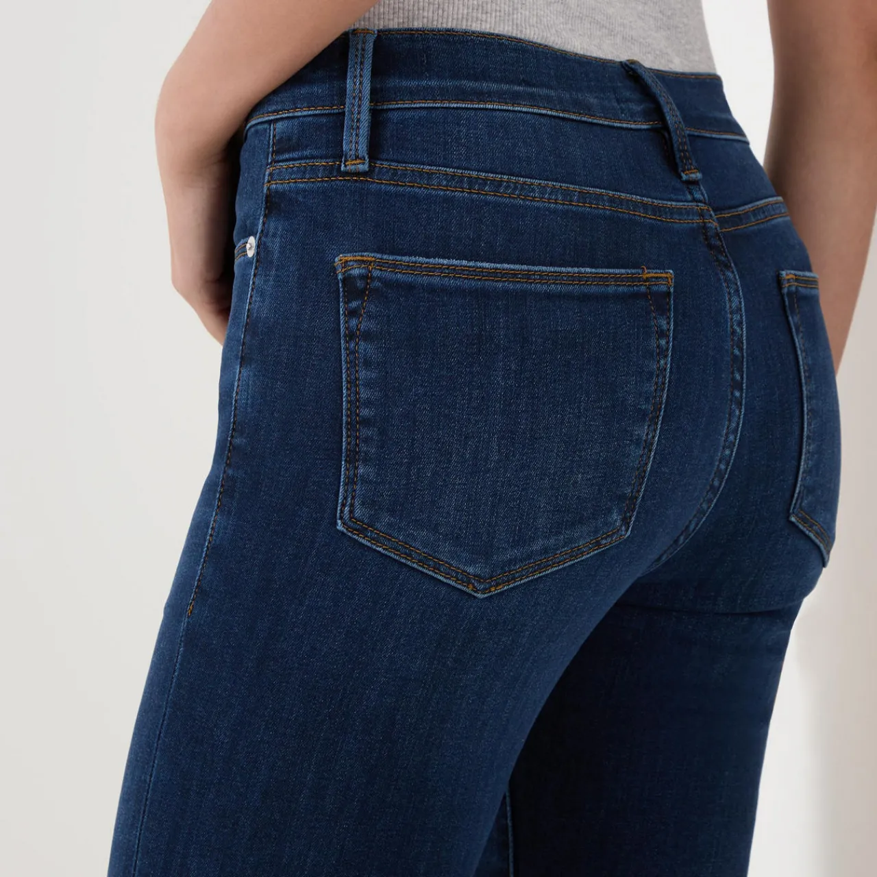 Discount Le High High-Rise Straight Leg Jeans Women Denim
