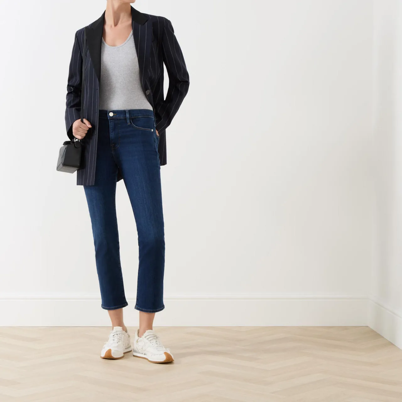 Discount Le High High-Rise Straight Leg Jeans Women Denim
