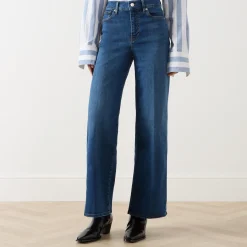 New Le Slim Palazzo Wide-Leg Jeans Women Denim