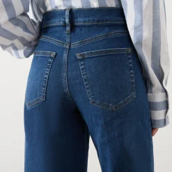 New Le Slim Palazzo Wide-Leg Jeans Women Denim
