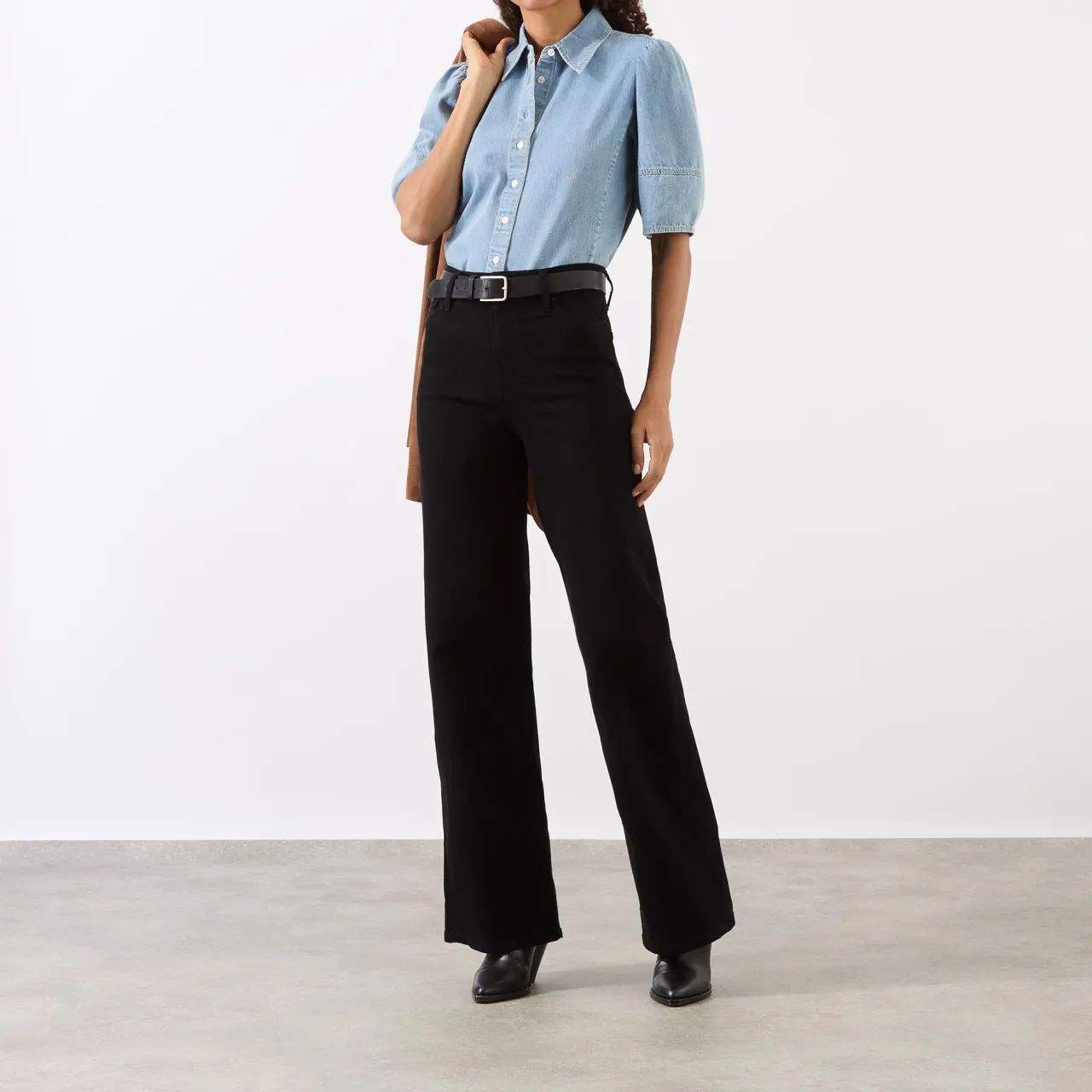 Hot Le Slim Palazzo Wide-Leg Jeans Women Denim
