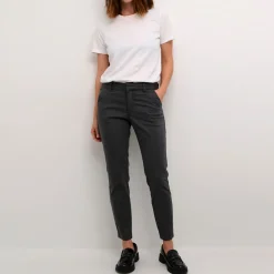 Discount Lea Mid-Rise Straight-Leg Chino Trousers Women Trousers & Shorts
