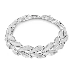 New Leaf Link Bracelet Women Bracelets