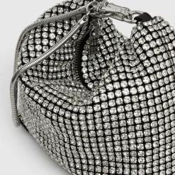 Discount Leah Crystal-Embellished Pouch Bag Women Shoulder Bags