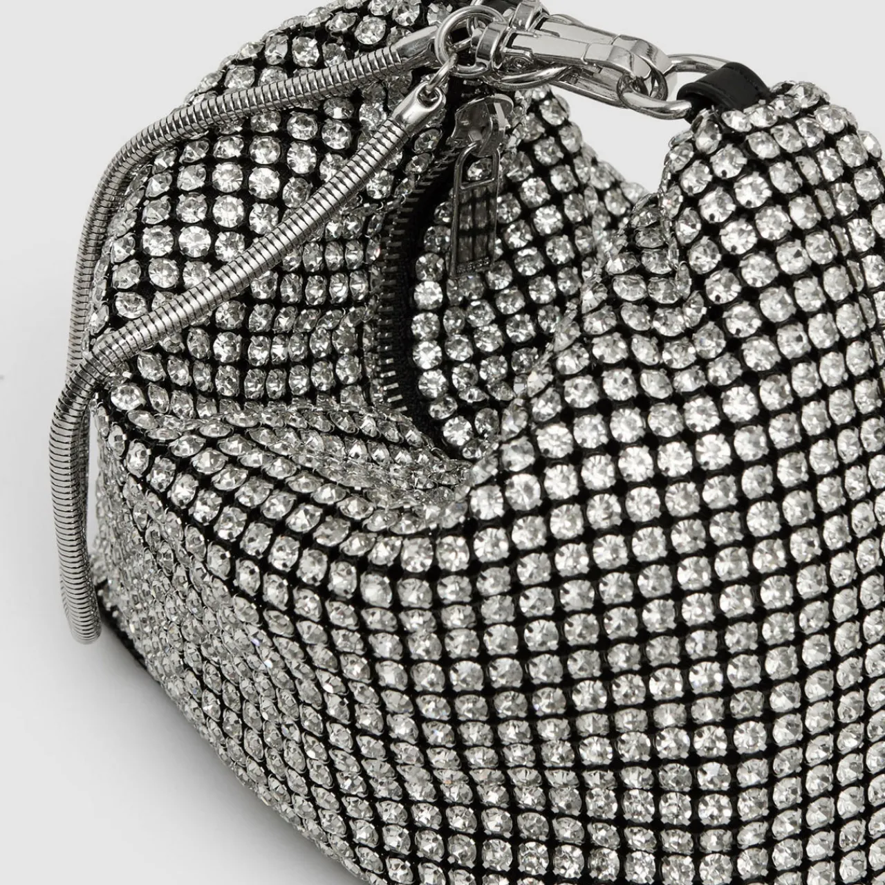 Discount Leah Crystal-Embellished Pouch Bag Women Shoulder Bags