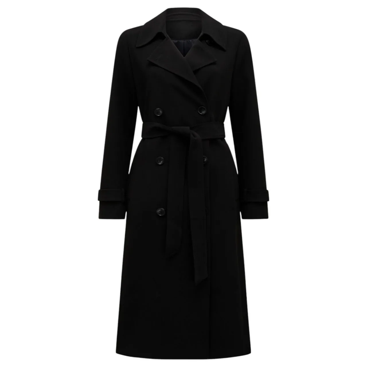 Hot Leanne Double-Breasted Trench Coat Women Coats & Jackets