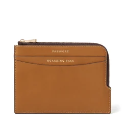 Clearance Leather Zipped Travel Wallet Women Wallets