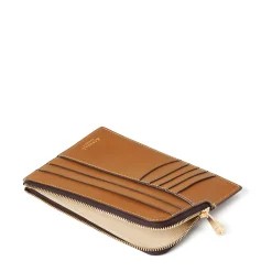 Clearance Leather Zipped Travel Wallet Women Wallets