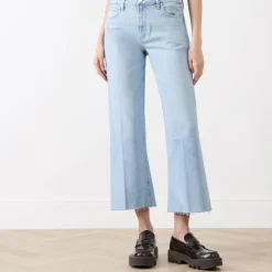 Best Leenah Ankle Wide Leg Jeans Women Denim