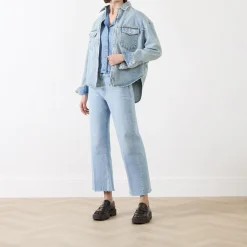 Best Leenah Ankle Wide Leg Jeans Women Denim
