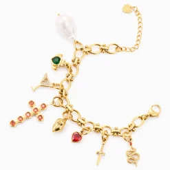 Best Lennán Heart Charm Gold Women Charms