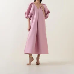 Outlet Lennon Pleat-Detail Dress Women Dresses|Mother Of The Bride