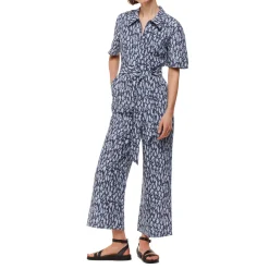 Online Leopard Belted Jumpsuit Women Jumpsuits