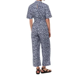 Online Leopard Belted Jumpsuit Women Jumpsuits
