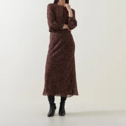 Best Leopard Flared Skirt Women Skirts