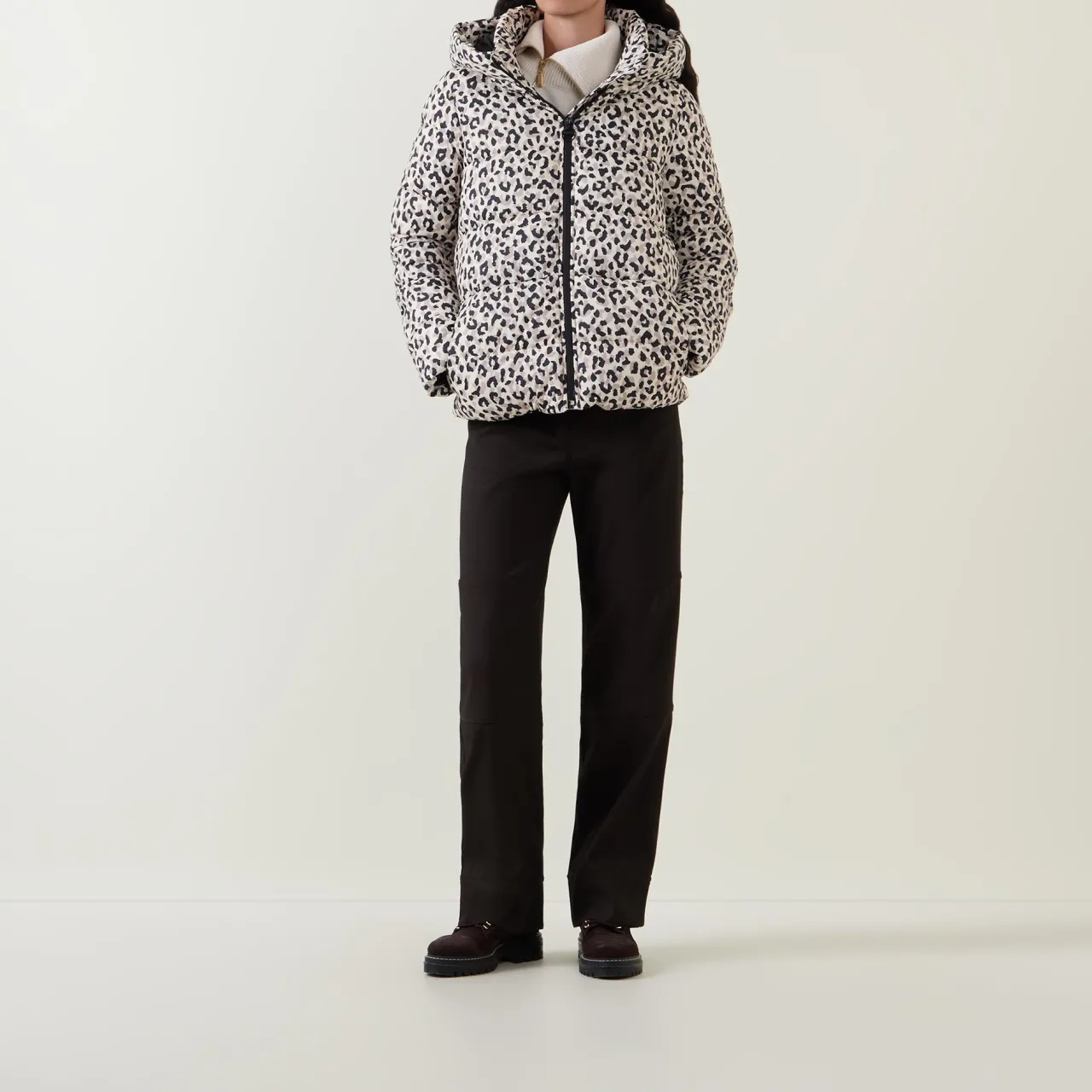 Discount Leopard Puffer Jacket Women Coats & Jackets