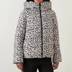 Discount Leopard Puffer Jacket Women Coats & Jackets