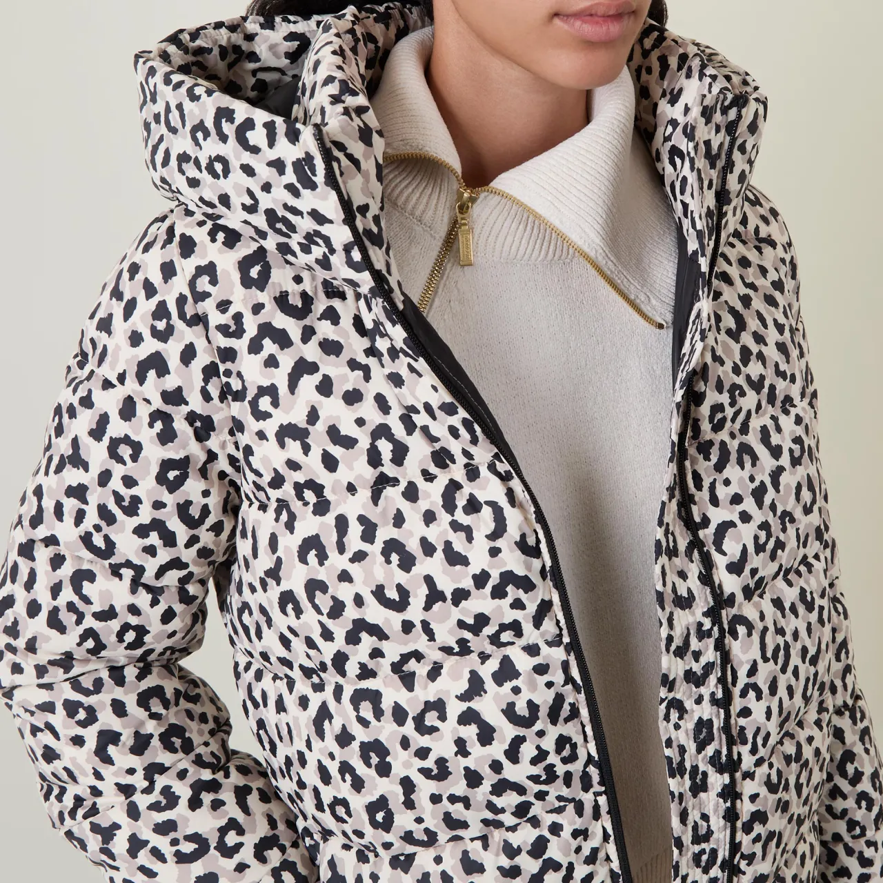 Discount Leopard Puffer Jacket Women Coats & Jackets