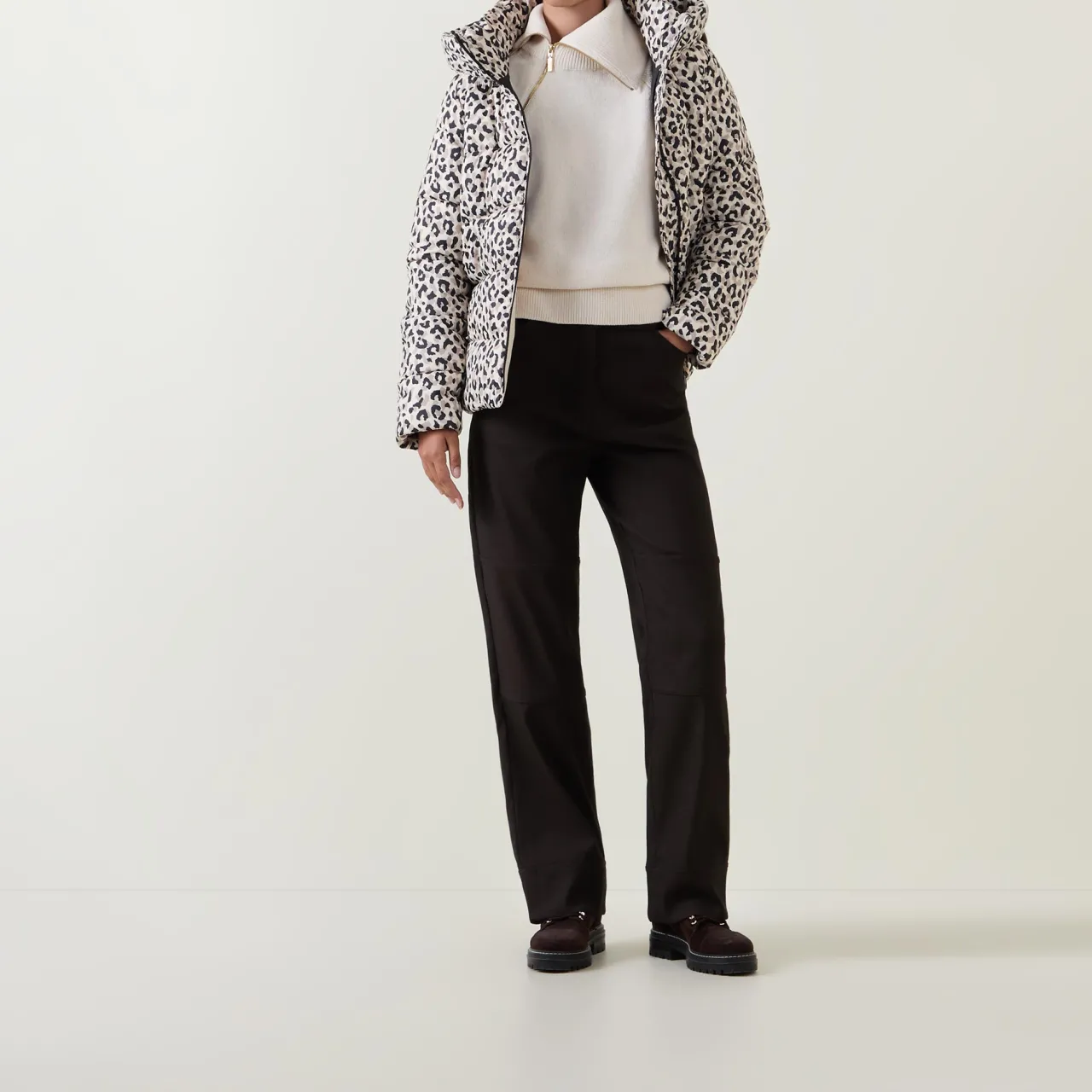 Discount Leopard Puffer Jacket Women Coats & Jackets