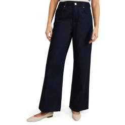 Hot Liana High-Rise Wide-Leg Jeans Women Denim