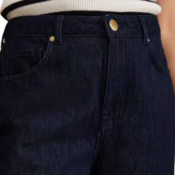 Hot Liana High-Rise Wide-Leg Jeans Women Denim