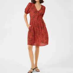 Discount Liana Leopard Mini Dress Women Dresses