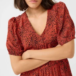 Discount Liana Leopard Mini Dress Women Dresses