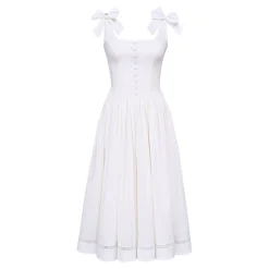 Best Lillia Bow Dress Women Dresses