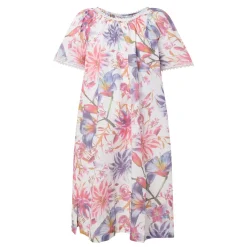 Outlet Lily Floral Night Dress Women Sleepwear