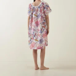 Outlet Lily Floral Night Dress Women Sleepwear