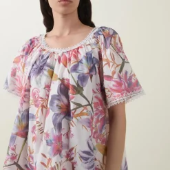 Outlet Lily Floral Night Dress Women Sleepwear