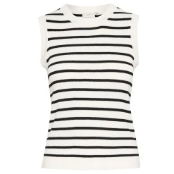 Clearance Lilybeth Stripped Knitted Vest Women Sweaters & Cardigans