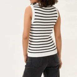 Clearance Lilybeth Stripped Knitted Vest Women Sweaters & Cardigans