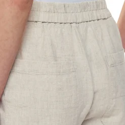 Sale Linen Barrel Leg Trousers Women Trousers & Shorts