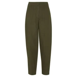 Outlet Linen Barrel Leg Trousers Women Trousers & Shorts