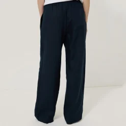 Discount Linen Drawstring Trousers Women Trousers & Shorts