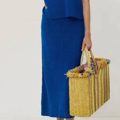 Linen Knitted Skirt Women Skirts