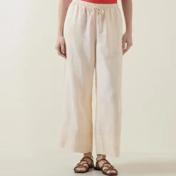 Hot Linen Palazzo Trousers Women Trousers & Shorts