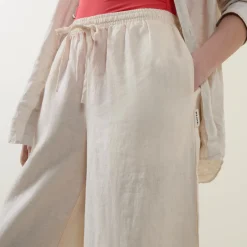 Hot Linen Palazzo Trousers Women Trousers & Shorts
