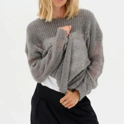 Sale Lingo Knit Sweater Women Sweaters & Cardigans