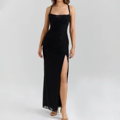 Online Lini Mesh Dress Women Dresses