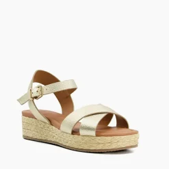 Best Linnie Woven Flatform Espadrilles Women Sandals
