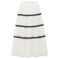 Best Lissy High-Rise Tiered Skirt Women Skirts